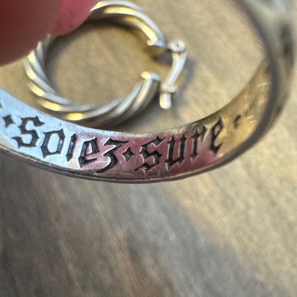 Sterling Silver Infinity Band Ring size 8 De M’amour Soiez Sure - Picture 3 of 4